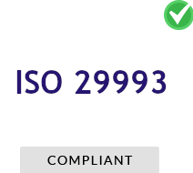 ISO 29990 compliant